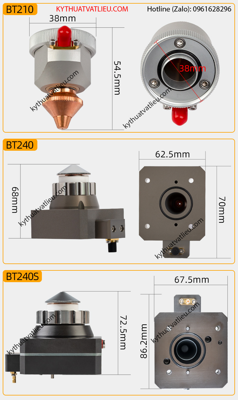 Đầu sensor laser fiber