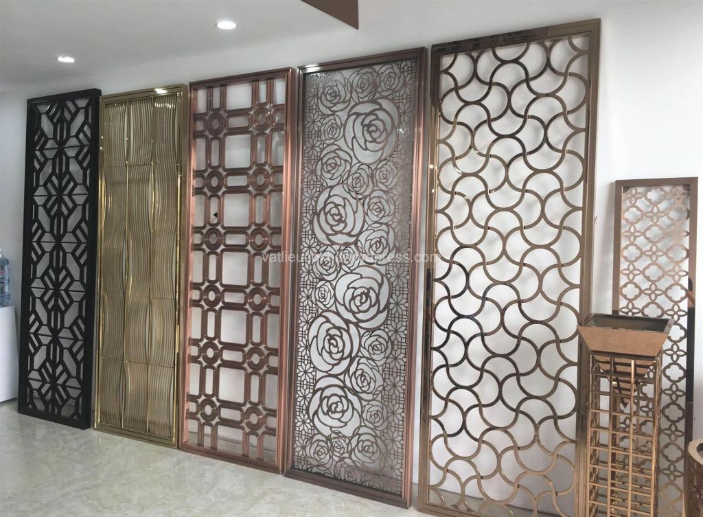 vách CNC kim loại cắt bằng laser laser cut metal CNC wall