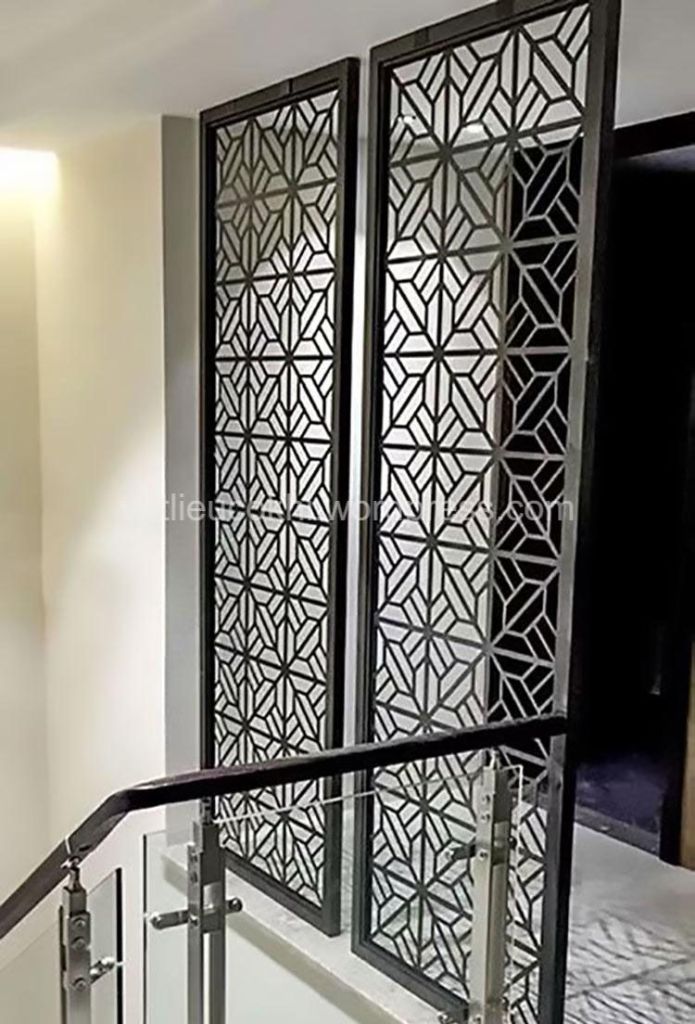 vách CNC kim loại cắt bằng laser laser cut metal CNC wall