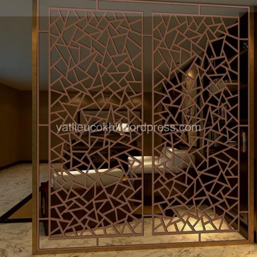 vách CNC kim loại cắt bằng laser laser cut metal CNC wall