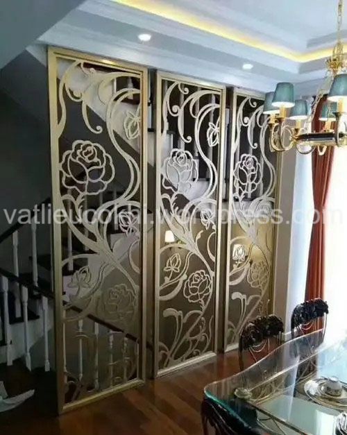 vách CNC kim loại cắt bằng laser laser cut metal CNC wall