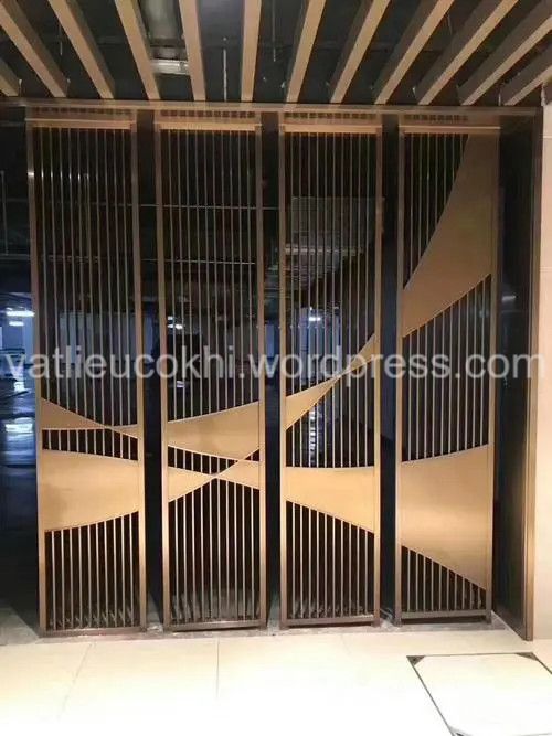 vách CNC kim loại cắt bằng laser laser cut metal CNC wall