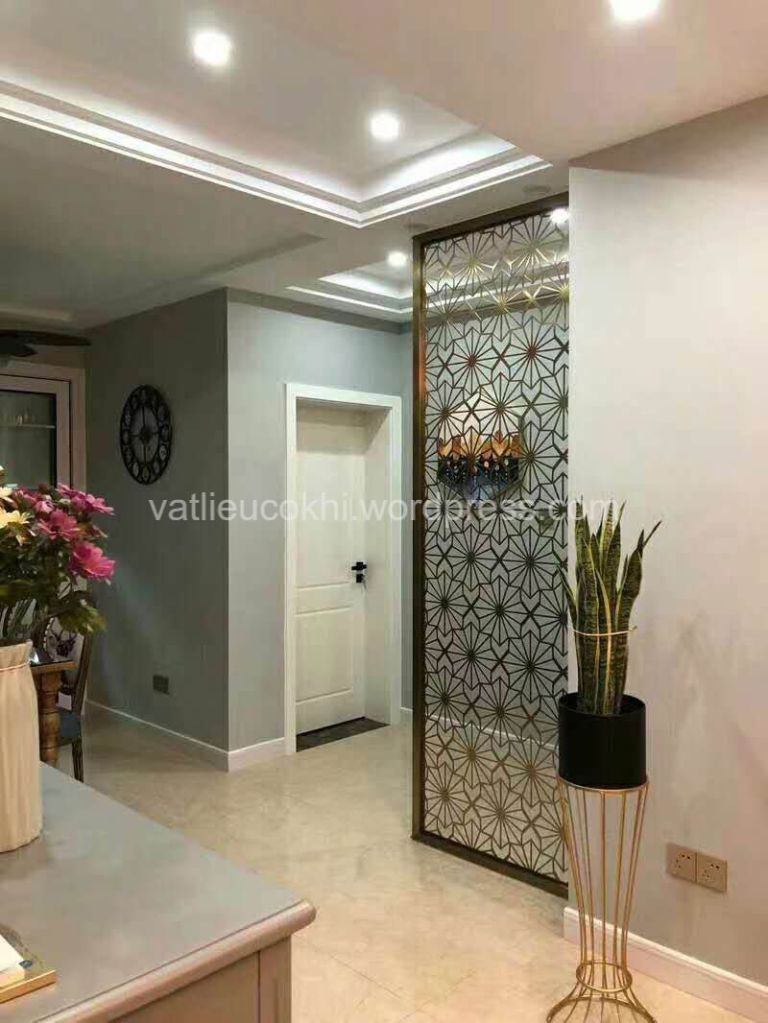 vách CNC kim loại cắt bằng laser laser cut metal CNC wall