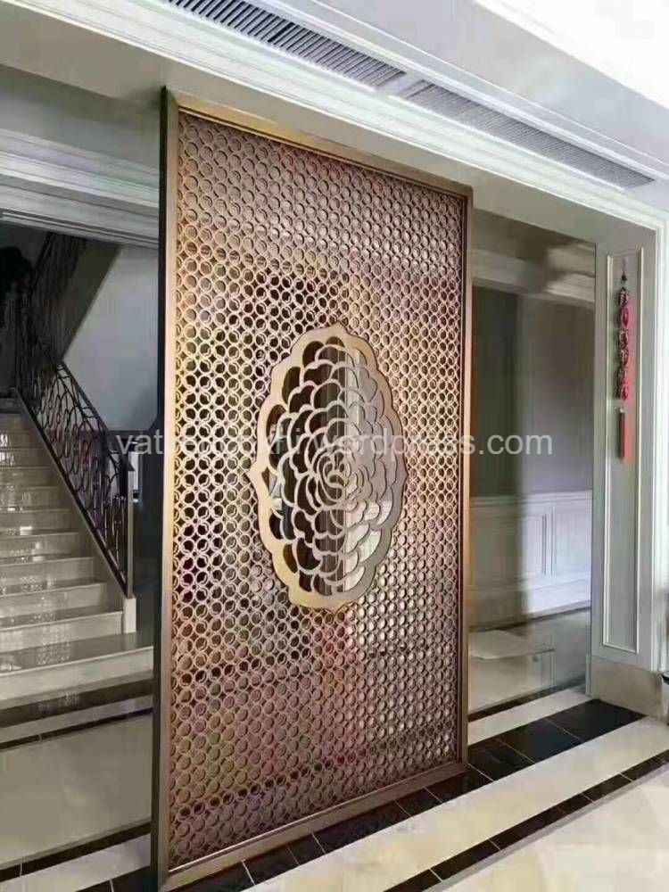 vách CNC kim loại cắt bằng laser laser cut metal CNC wall