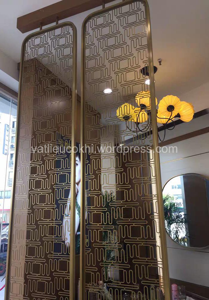 vách CNC kim loại cắt bằng laser laser cut metal CNC wall